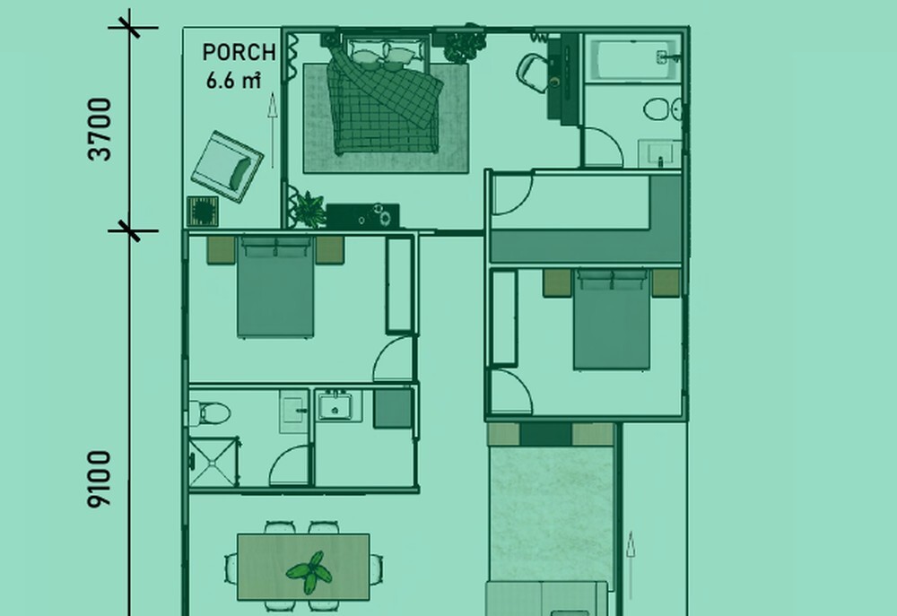 Tallai floor plan
